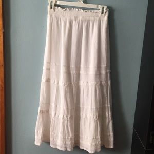 White Summer skirt